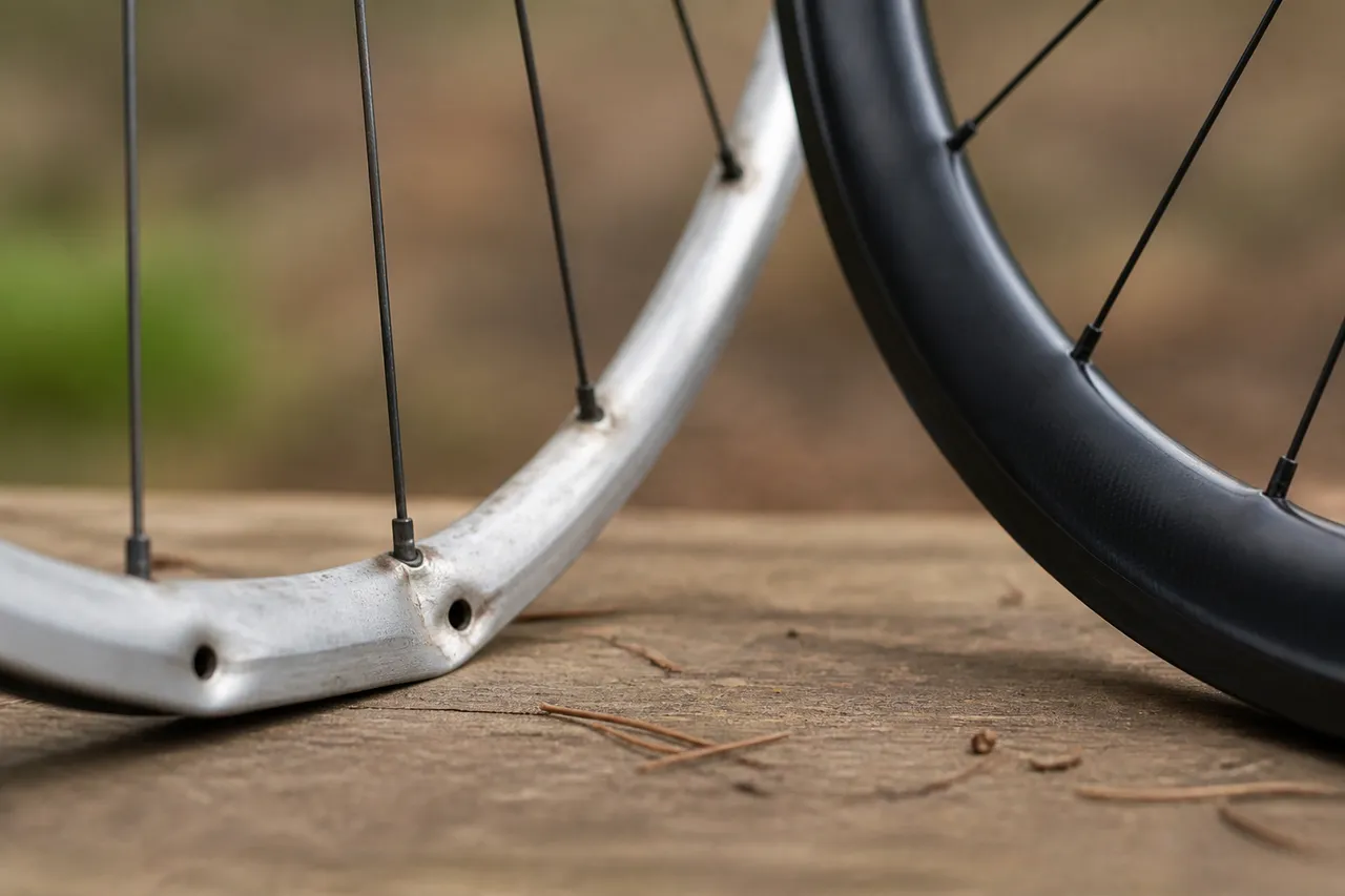 Résistance d'une roue alu ou carbone après un choc