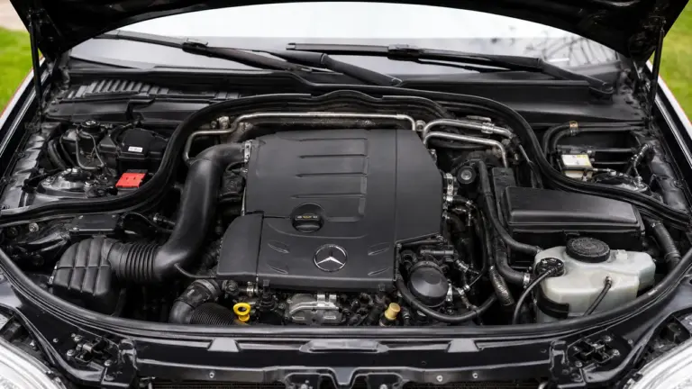 Fiabilité moteur Renault Mercedes dans un compartiment moteur Mercedes