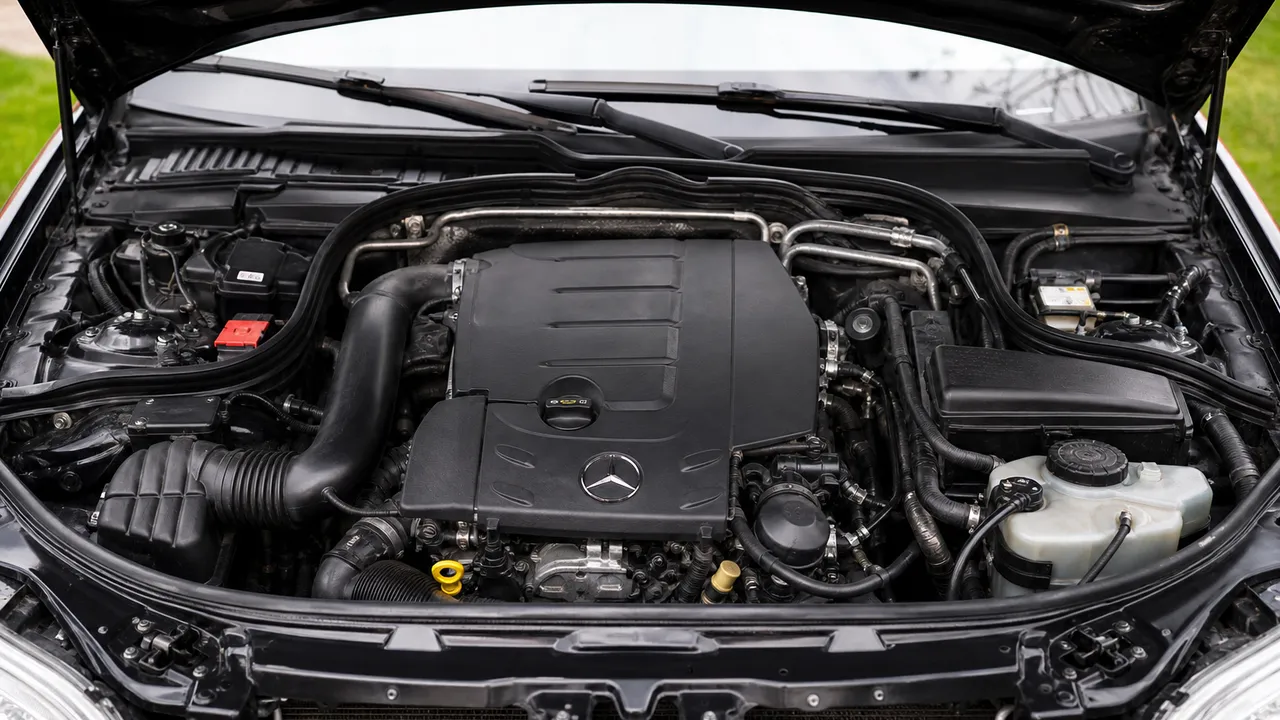 Fiabilité moteur Renault Mercedes dans un compartiment moteur Mercedes