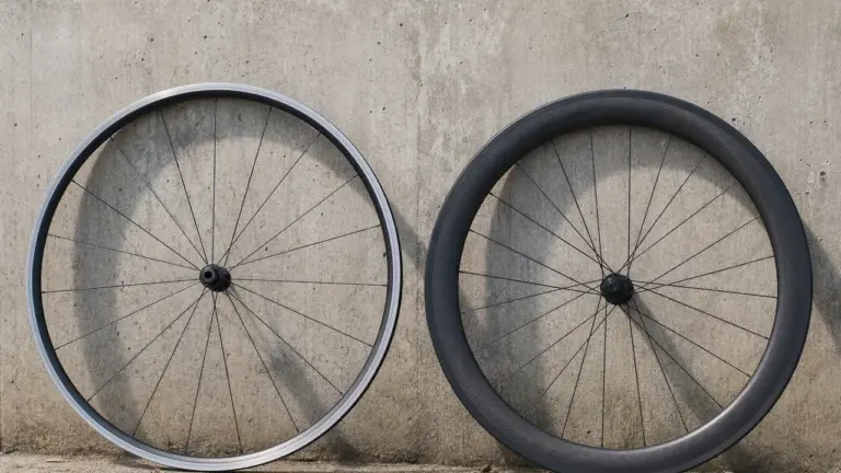 Comparaison entre roue alu et roue carbone pour vélo de route