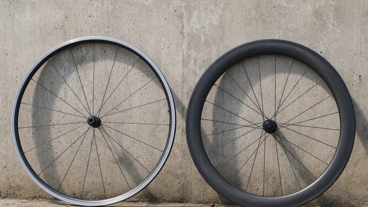 Comparaison entre roue alu et roue carbone pour vélo de route